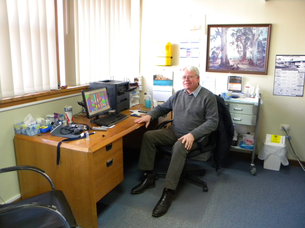 Dr Max at Eudunda consult room